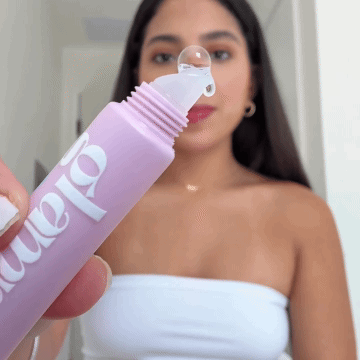 Wiping skin clean before applying